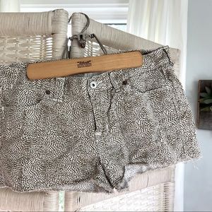 Madewell raw edge shorts